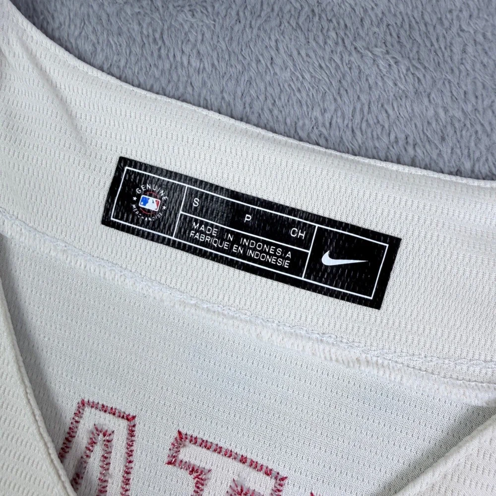 Nike Los Angeles Angels Shohei Ohtani 17 City Connect Jersey Kids Small Cream